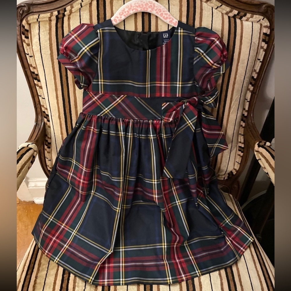 Gap tartan holiday dress